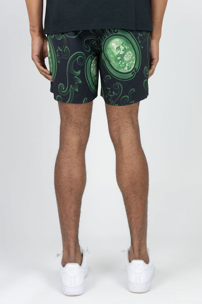 BIG MEN BLACK BENJAMIN BANDIT BOARD SHORTS