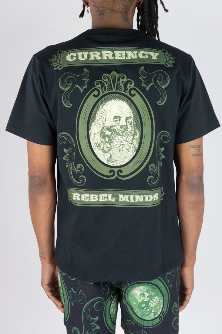 BIG MEN BLACK BENJAMIN BANDIT TEE