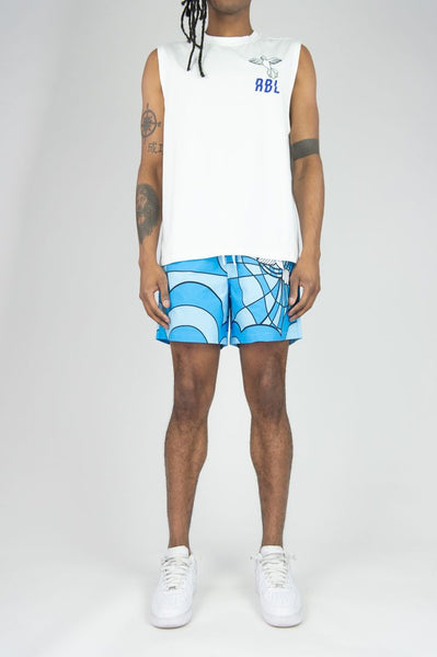 MEN BLUE REBEL SLEEVELESS TEE