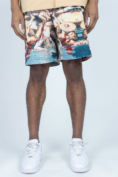 MEN MULTI EMPIRE TAPESTRY SHORTS