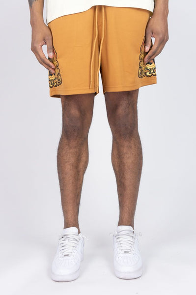 BIG MEN TIMBER LION CREST JERSEY SHORTS