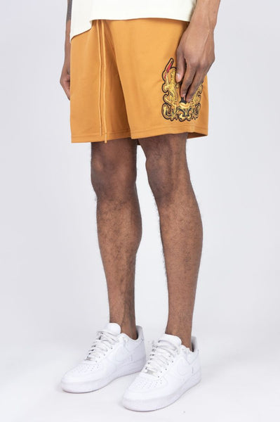 BIG MEN TIMBER LION CREST JERSEY SHORTS