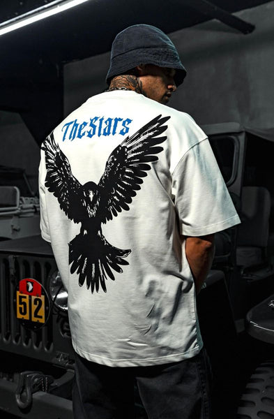 MEN WHITE THE STARS TEE
