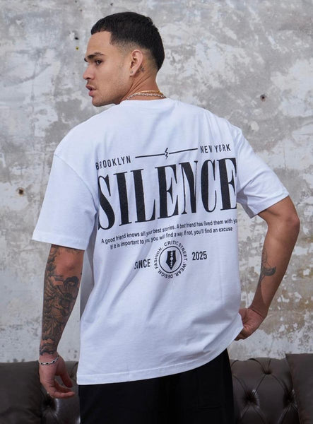 MEN WHITE SILENCE TEE