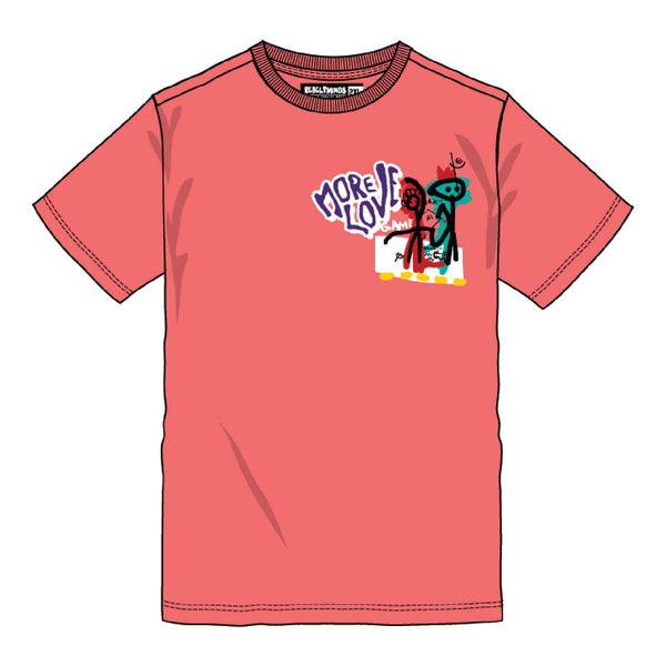 BOYS CORAL MORE LOVE TEE