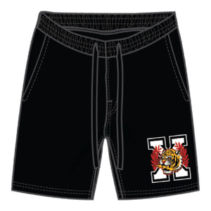 BOYS BLACK X WARRIORS SHORTS