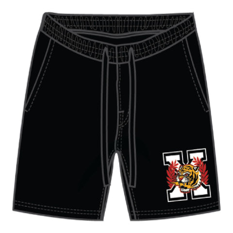 BOYS BLACK X WARRIORS SHORTS