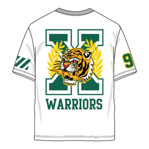 BOYS WHITE X WARRIORS TEE