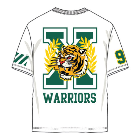BOYS WHITE X WARRIORS TEE