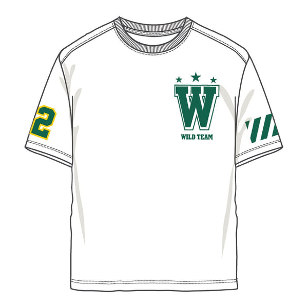 BOYS WHITE X WARRIORS TEE