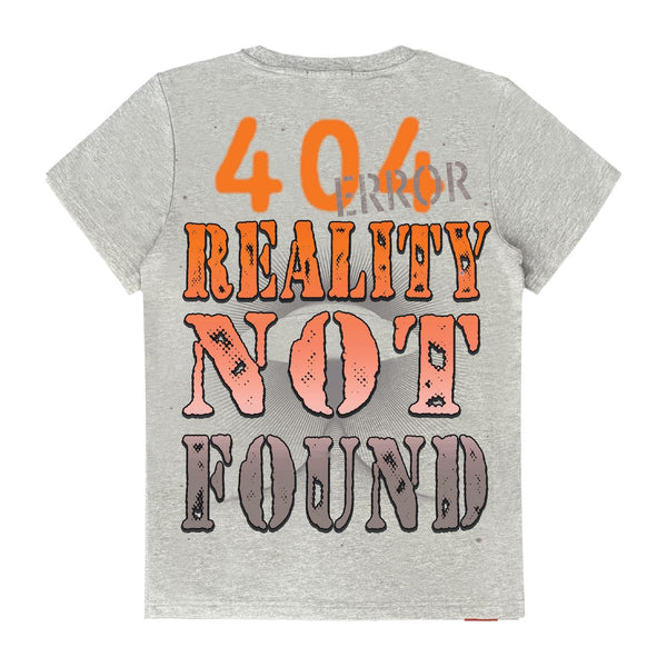 BOYS GREY SIGNAL GRAPHIC TEE
