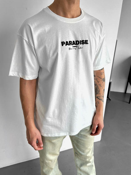 MEN WHITE PARADISE TEE