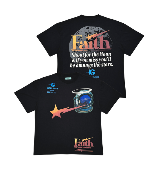 Men Black Faith tshirt