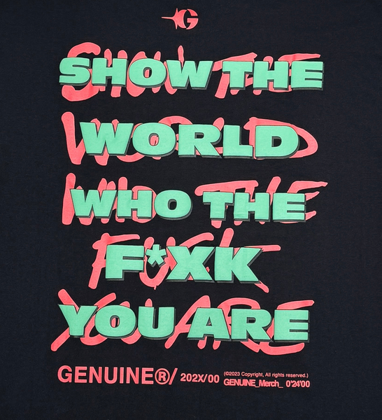 Men Black Show the world tshirt