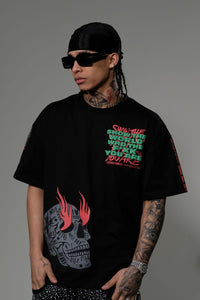 Men Black Show the world tshirt