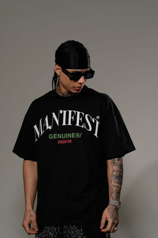 Men Black Manifest tshirt