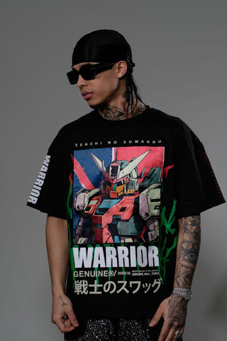 Men Black Senshi tshirt