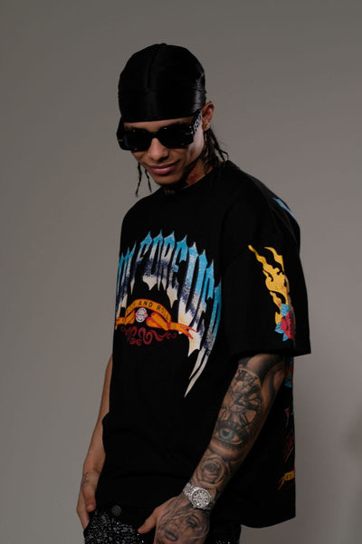 Men Black Live forever tshirt