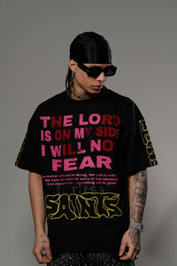 Men Black The lord tshirt