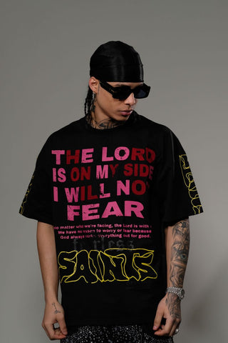 Men Black The lord tshirt