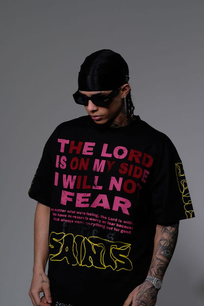 Men Black The lord tshirt