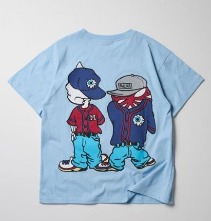 Men lite Blue NINETIES TEE