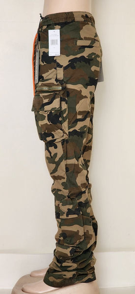 MEN WOODLAND CAMO STACK PANTS