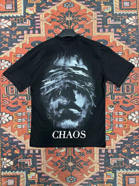 MEN BLACK CHAOS TEE