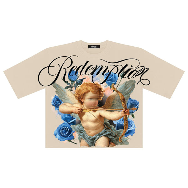 MEN SAND ANGEL DIGITAL OVERSIZED CROP TEE