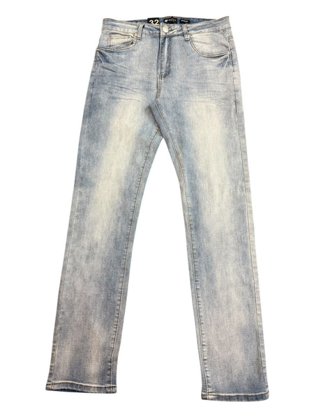 MEN BLUE WASH SLIM FIT DENIM