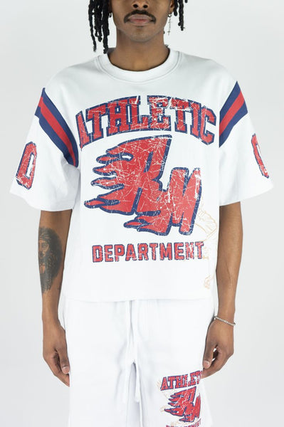 MEN WHITE FLAMING REBEL MINDS JERSEY