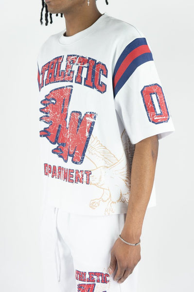 MEN WHITE FLAMING REBEL MINDS JERSEY