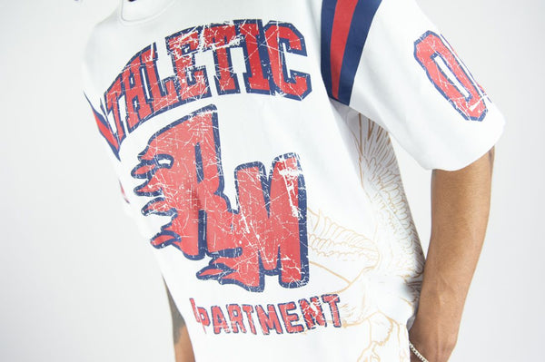 MEN WHITE FLAMING REBEL MINDS JERSEY