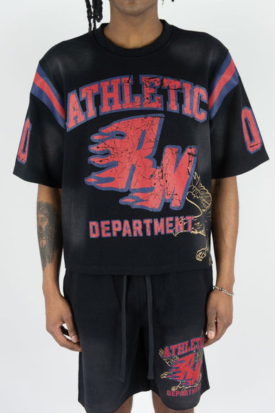 MEN BLACK FLAMING REBEL MINDS JERSEY