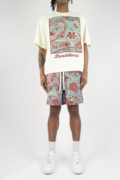 MEN CREAM LOVESICKNESS TAPESTRY TEE