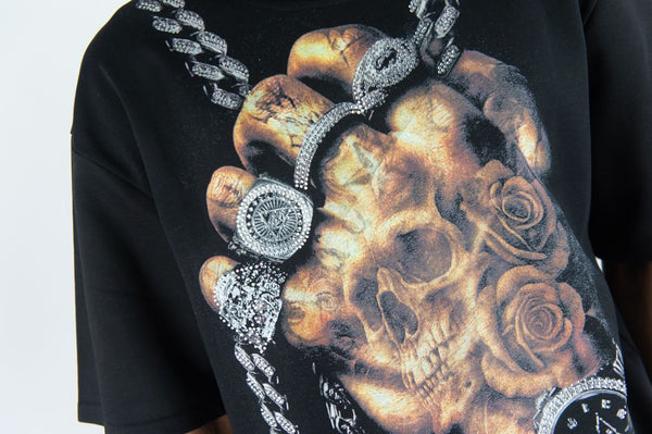 MEN PAID IN FULL RHINESTONE TEE