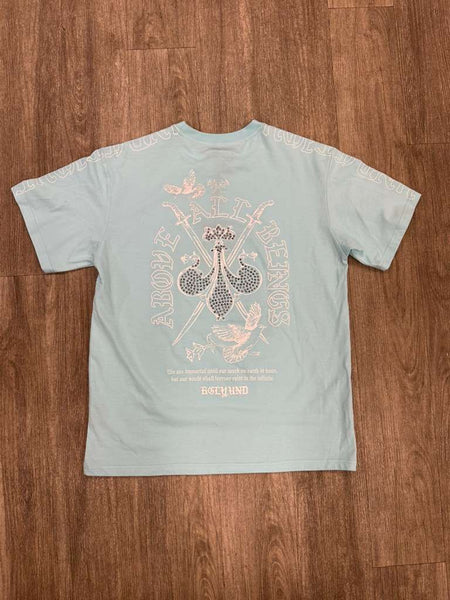 LITTLE KIDS LT BLUE ABOVE ALL BEINGS TEE