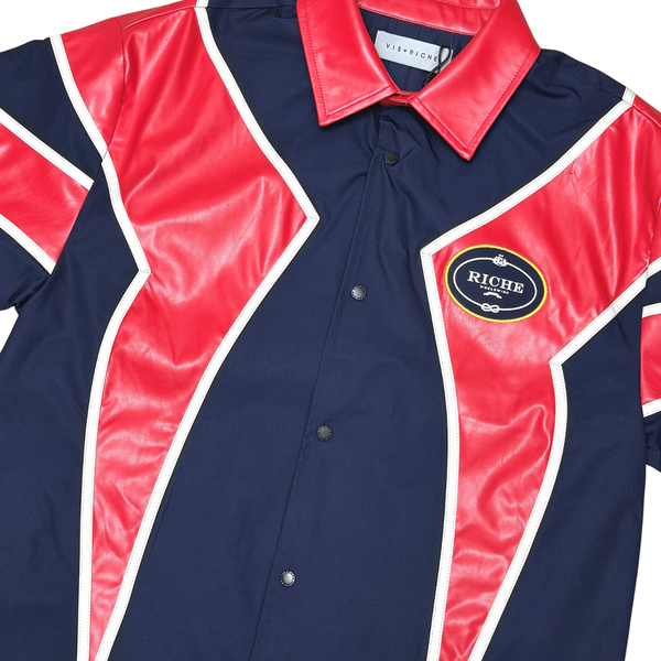 Men Red & Blue Viking panel set
