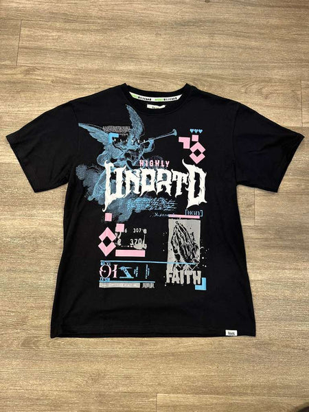 LITTLE KIDS BLACK HIGH FAITH TEE