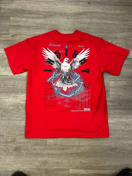 LITTLE KIDS RED VISIONARY INSIGHT TEE