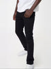 MEN JET BLACK SLIM FIT DENIM