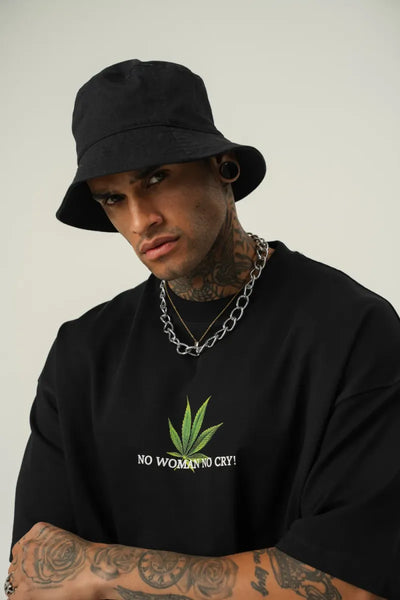 MEN BLACK BOB MARLEY HIGH QUALITY TEE