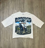 BOYS WHITE UNDRTD DESIRES RHINESTONE CROP TEE