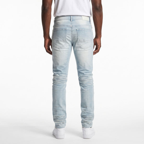 Boys Ice Blue Double Whisker Jeans
