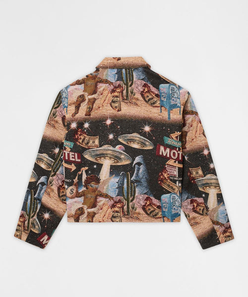 Space Desert Tapestry Varsity Jacket