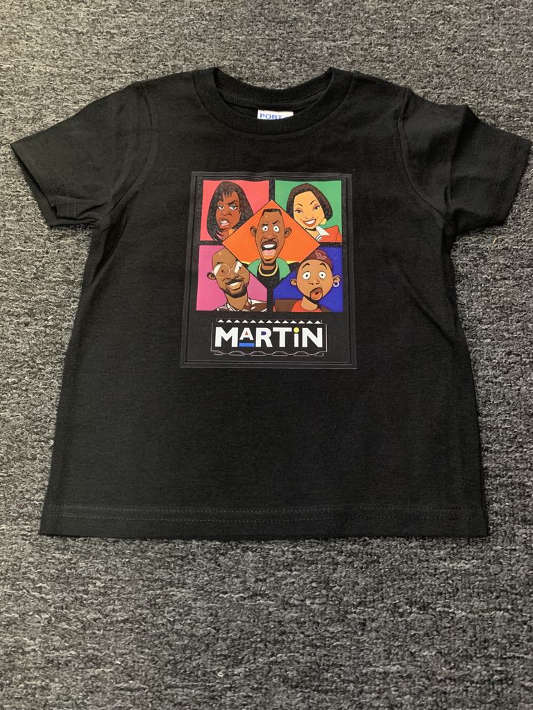 Kids Black Martin Tee