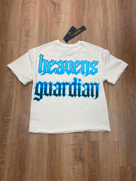 BOYS NATRUAL HEVENS GUARDIAN RHINESTONE CROP TEE