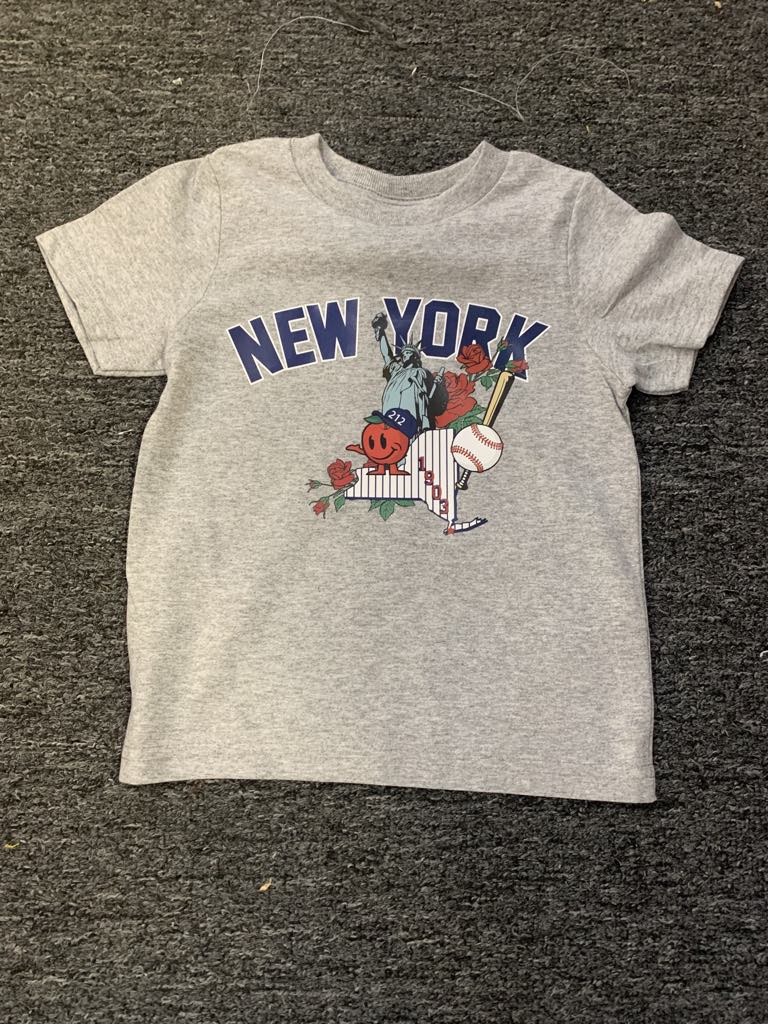 Kids Grey New York Tee