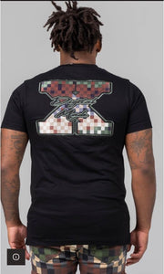 LITTLE KID'S & KID'S BLACK DIGITAL CAMO S/SLV TEE