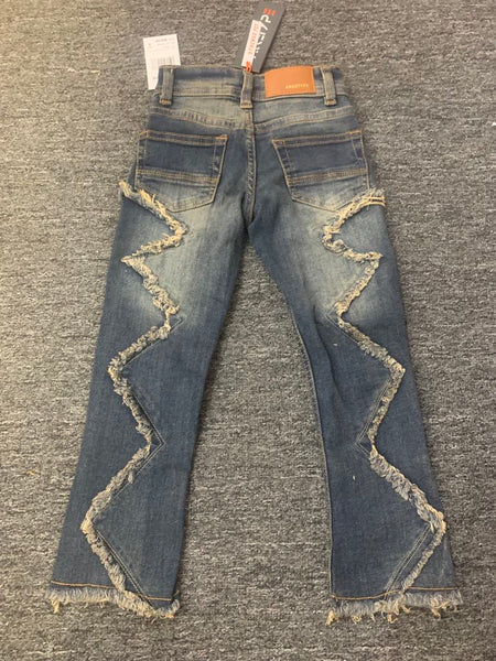 Little Kids Dk Vintage Rush Hour Stacked Jeans